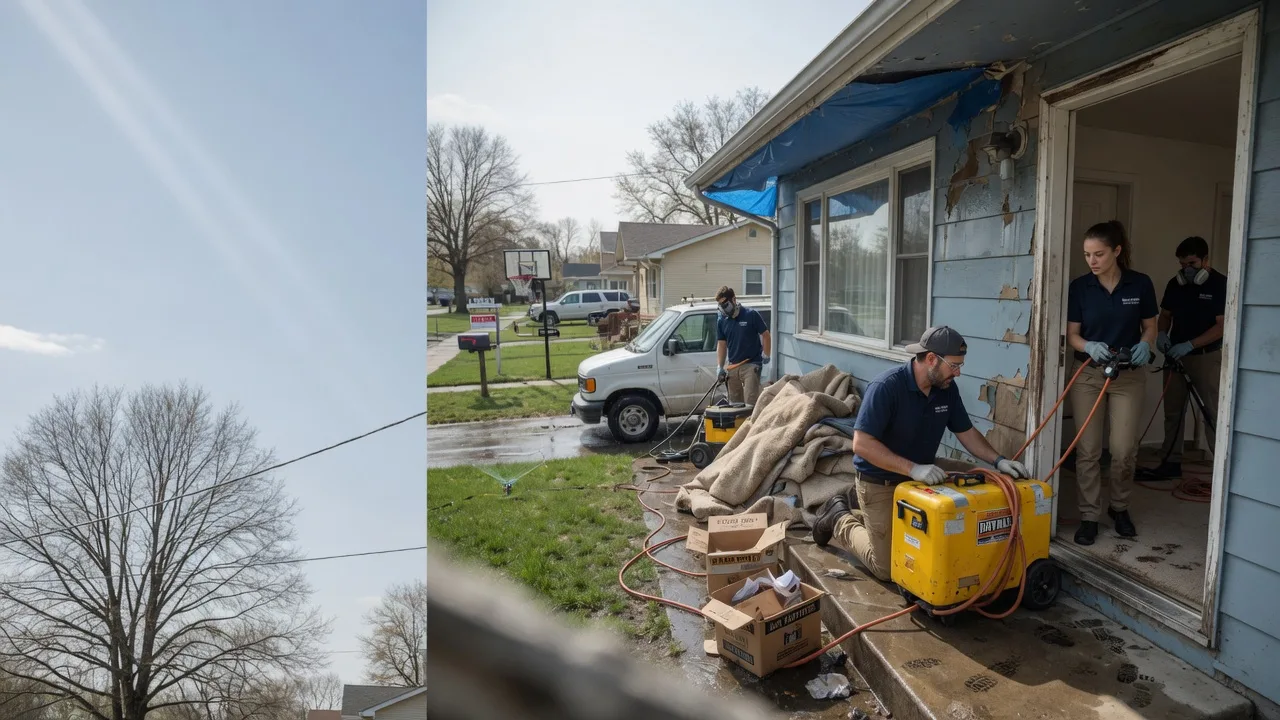 Basement Flood Cleanup in Moss Point, MS near me